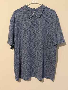 Tommy Bahama Blue Short Sleeve Polo Shirt Men’s XXL